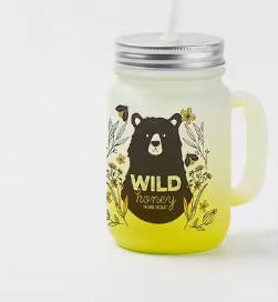 Sublimation 12oz Color Mason Jars with Straw